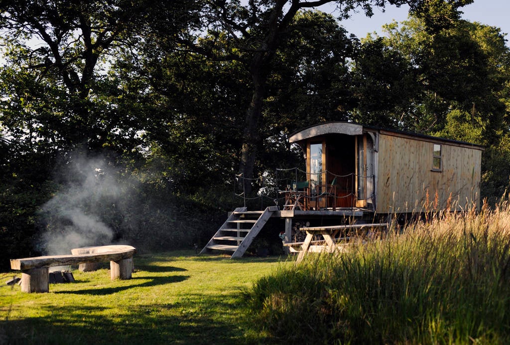 Stock Gaylard Estate Luxury glamping site, Dorset